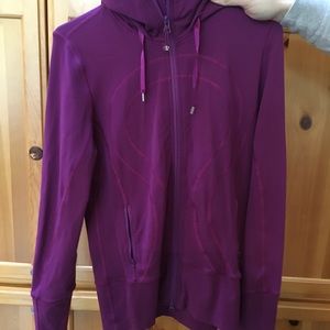 Lululemon purple jacket w/ hoodie